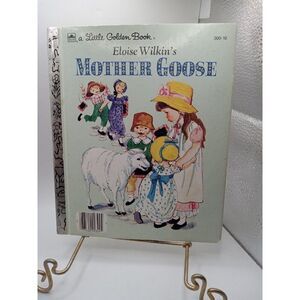5/$25 Eloise Wilkin's Mother Goose Little Golden Book Vintage Nursery Rhymes